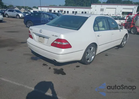 2005 Lexus Ls 430 z USA, uszkodzony, nr VIN JTHBN36FX55027156